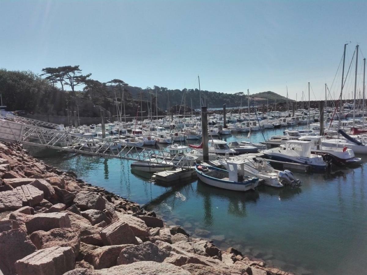 Vue Mer Cote De Granit Rose En Bretagne Trébeurden Zewnętrze zdjęcie