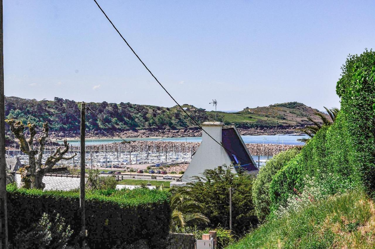Vue Mer Cote De Granit Rose En Bretagne Trébeurden Zewnętrze zdjęcie